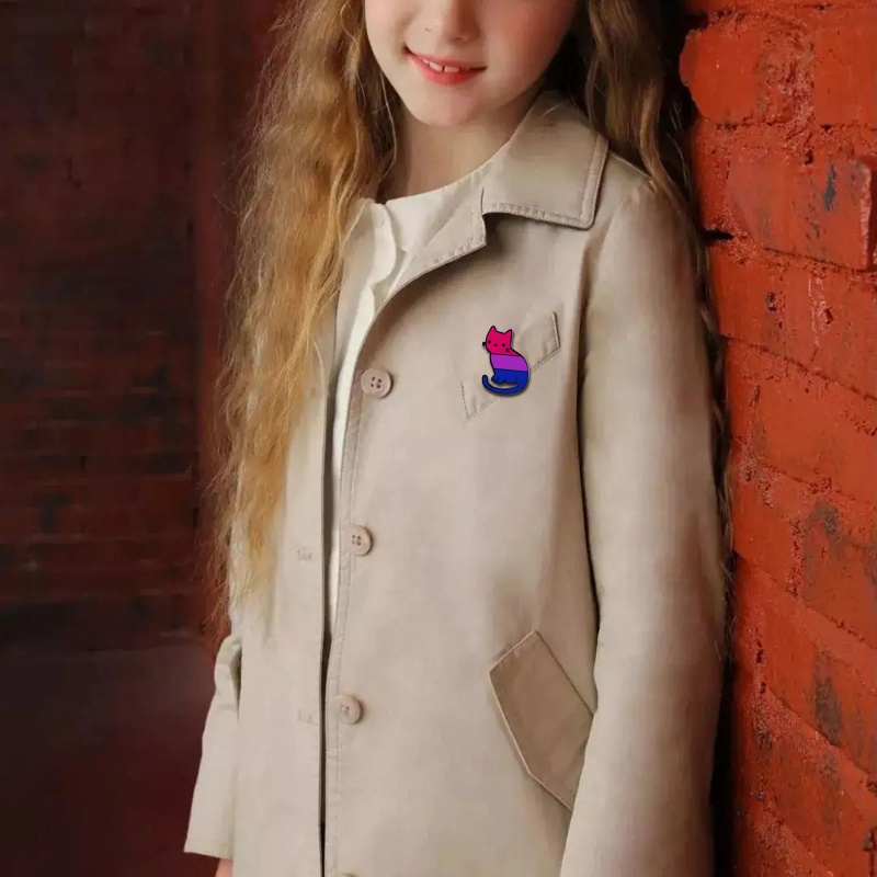 Ghim Cài Áo Hình Mèo Dễ Thương