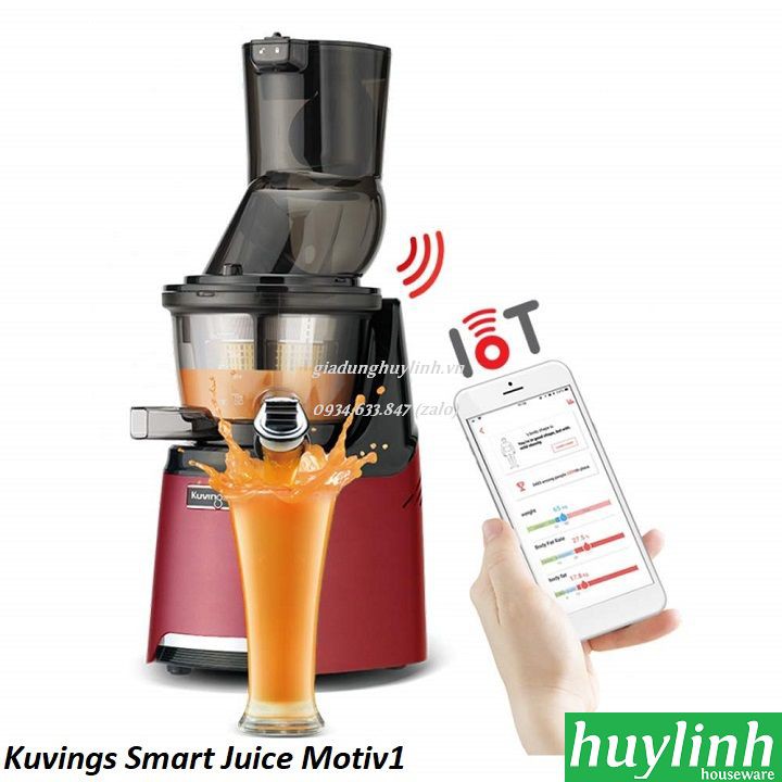 [Mã ELMS5TR giảm 5% đơn 5TR] Máy ép chậm Kuvings MotiV1 - Smart Juice