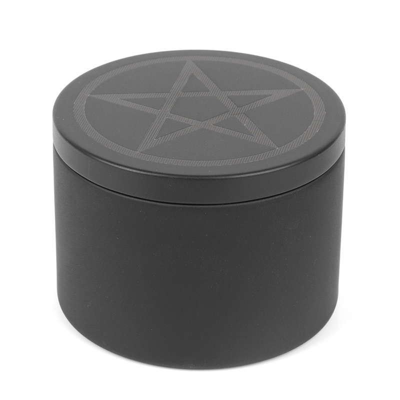 Hộp Kim Loại Tròn Đựng Trang Sức Đa Năng Giá Đỡ