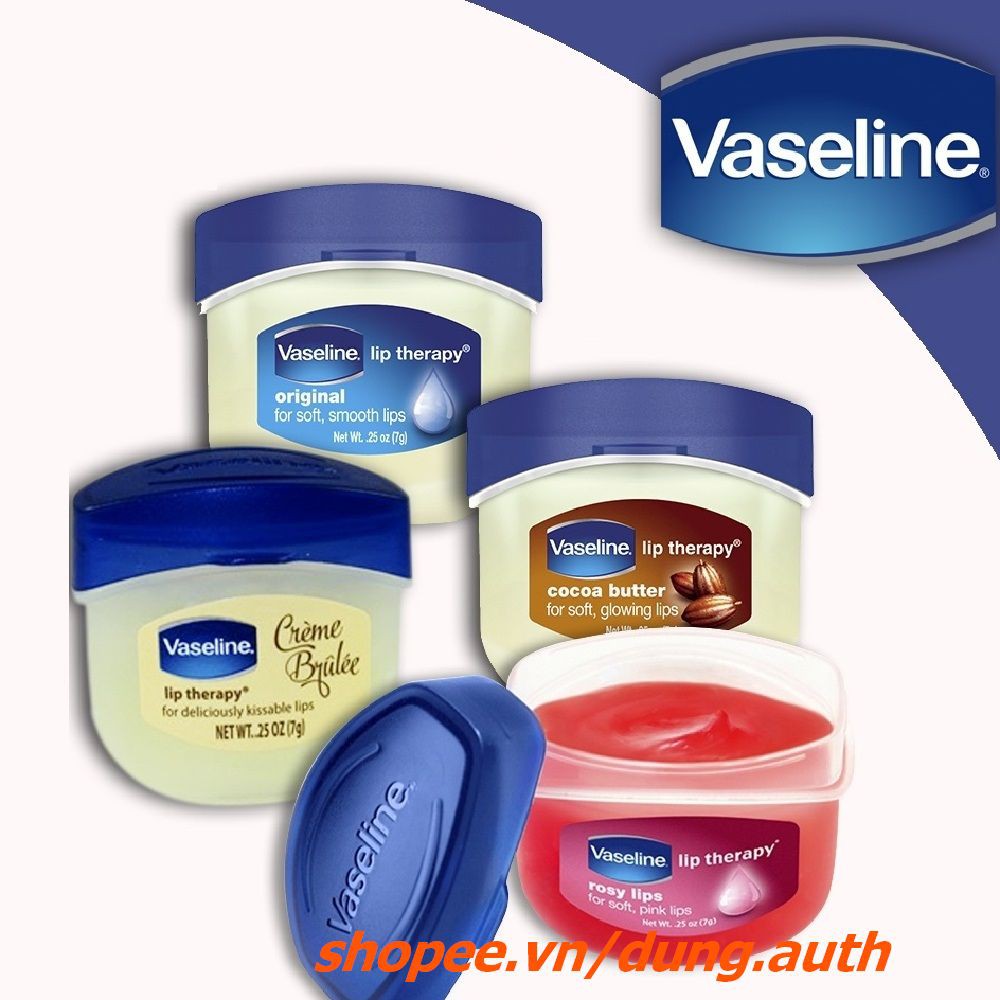 Sáp Dưỡng Môi 7G Vaseline Lip Therapy Original Không Màu