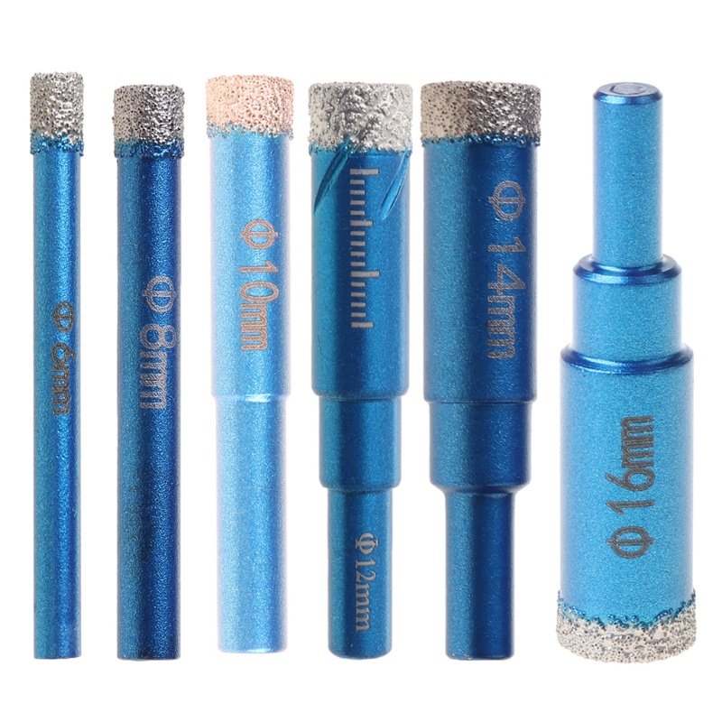 Mũi khoan kính/ đá hoa cương/ gốm sứ/ đá hoa cương/ đá hoa cương 6 8 10 12 14 16 mm