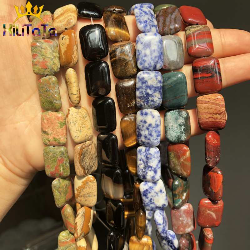 DIY Imitation Cube Stone Loose Beads For Making Accessoriesn 13*18mm