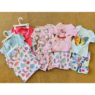 Set 3 bộ bozip cộc tay cho bé gái vnxk