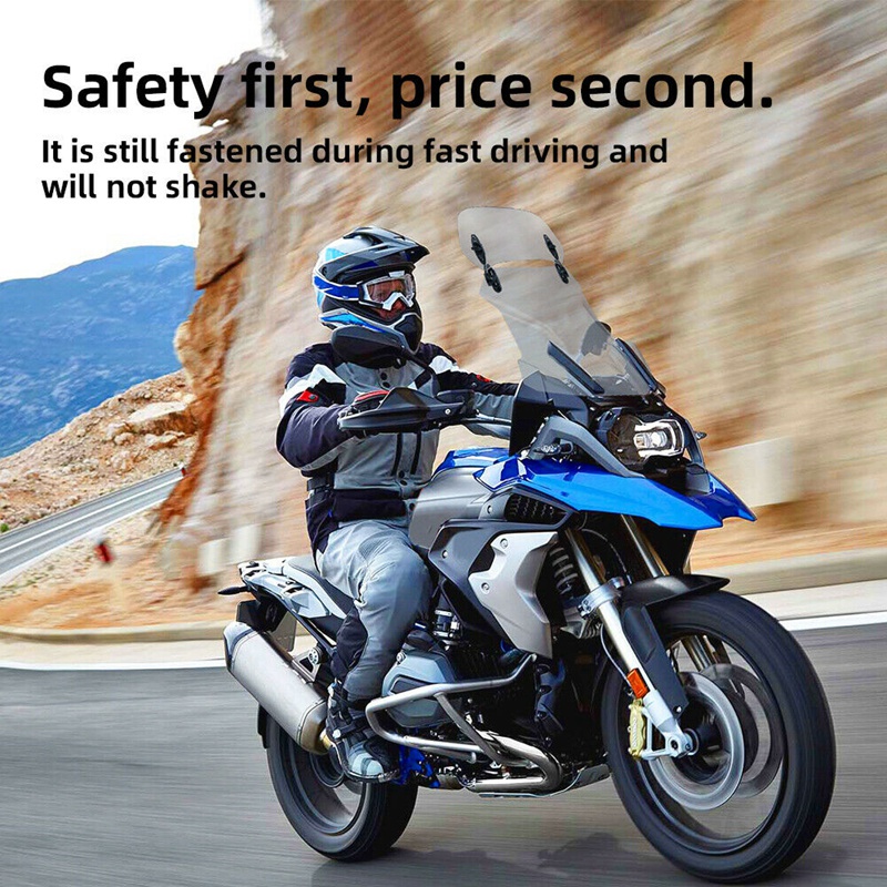 Kính Chắn Gió Mở Rộng Tùy Chỉnh Tiện Dụng Cho Xe Mô Tô Honda Suzuki Kawasaki Yamaha