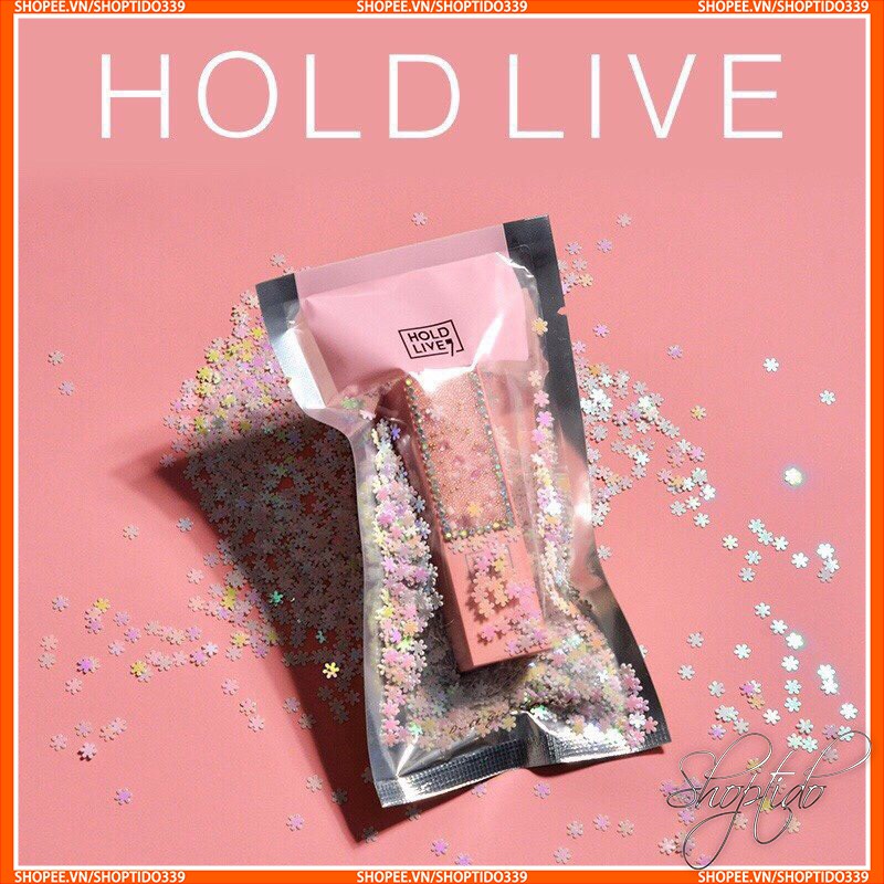 [ 6 Màu ] Son Sáp Hold Live Đính Đá Hàng Nội Địa Trung Holdlive