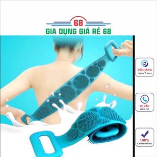 cọ lưng silicon 2 mặt , silicon chà chân chà lưng đa năng