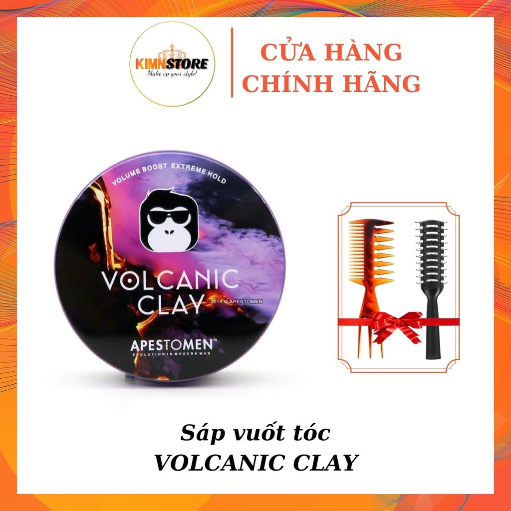 [Chính hãng] Sáp vuốt tóc Volcanic Clay - Apestomen