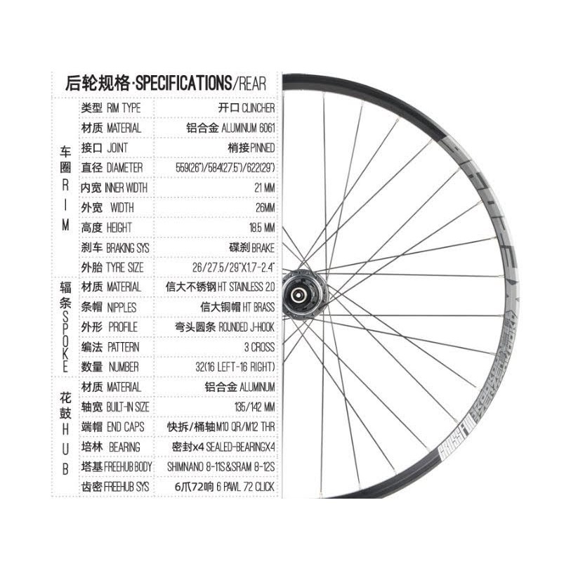 Vành xe đạp Koozer XF 2046 chính hãng nguyên thùng Hub XM490Pro 32 nan chính hãng cao cấp cối nổ to