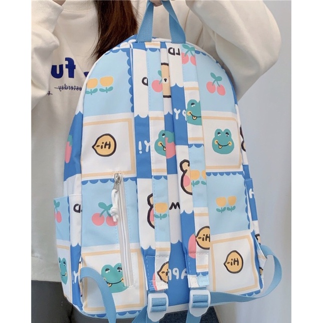 Balo đi học cute xinh xắn hoạt hình KDMI v2 🌈✨ 3 màu nhẹ nhàng 🪁 HÀNG CÓ SẴN