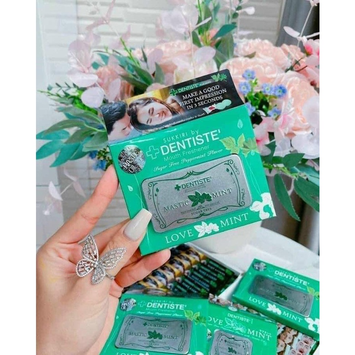 (Giao Hỏa Tốc HN_Che Tên SP) Kẹo Bạc Hà Love Mint Thái Lan, Kẹo Tình Yêu Phòng The Chính Hãng