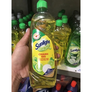 Nước rửa chén Sunlight chanh chai 370g