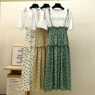Set đầm chấm bi Quảng Châu