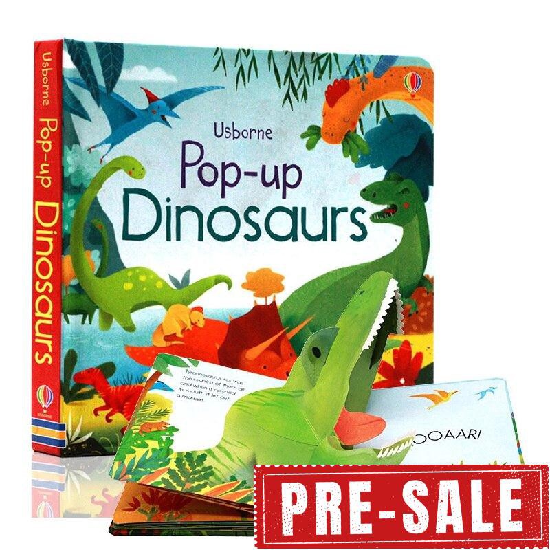 USBORNE Sách Truyện Tranh 3d Hình Khủng Long / Công Chúa Lọ Lem / Rừng / Rừng Cây Cho Bé