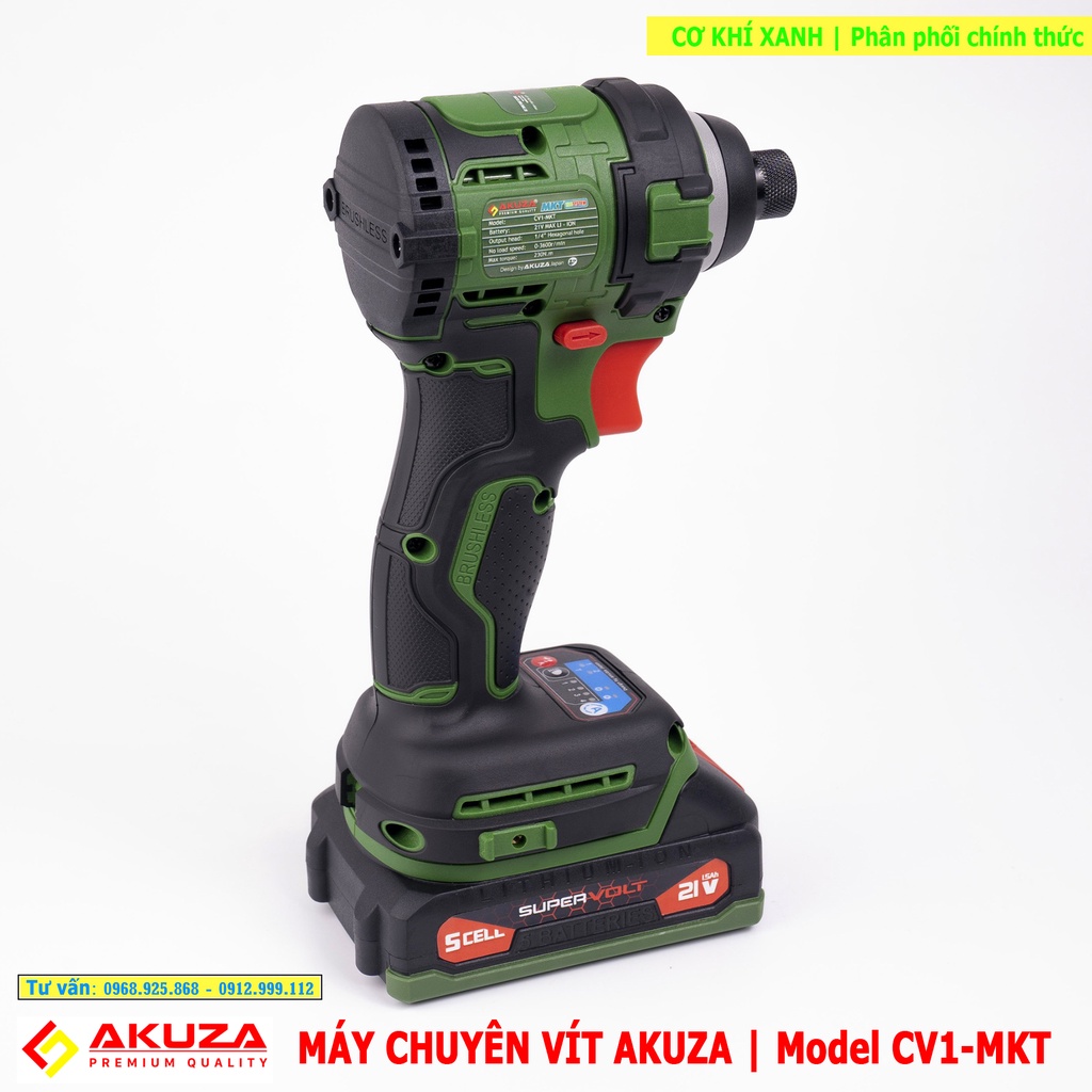 Máy Chuyên Vít AKUZA Pin 21V Model CV1-MKT
