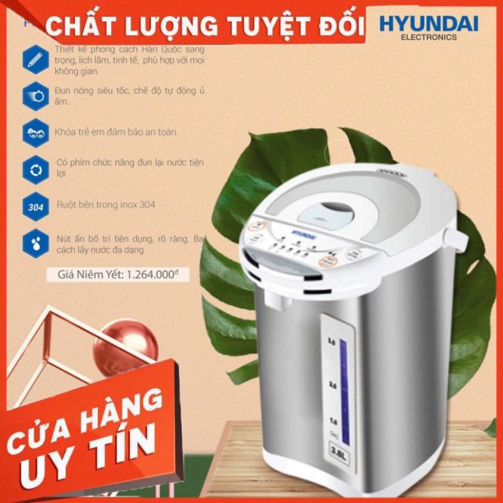 Phích điện tử Hyundai HDE 5100, Công suất 750W, Bảo hành 12 tháng [FreeShip Xtra]