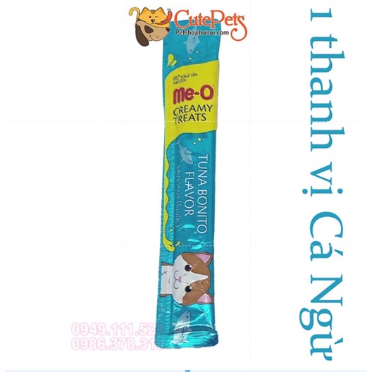 Súp thưởng Me-O dạng kem Creamy Treats 15g (1 thanh) dành cho mèo - Phụ kiện thú cưng