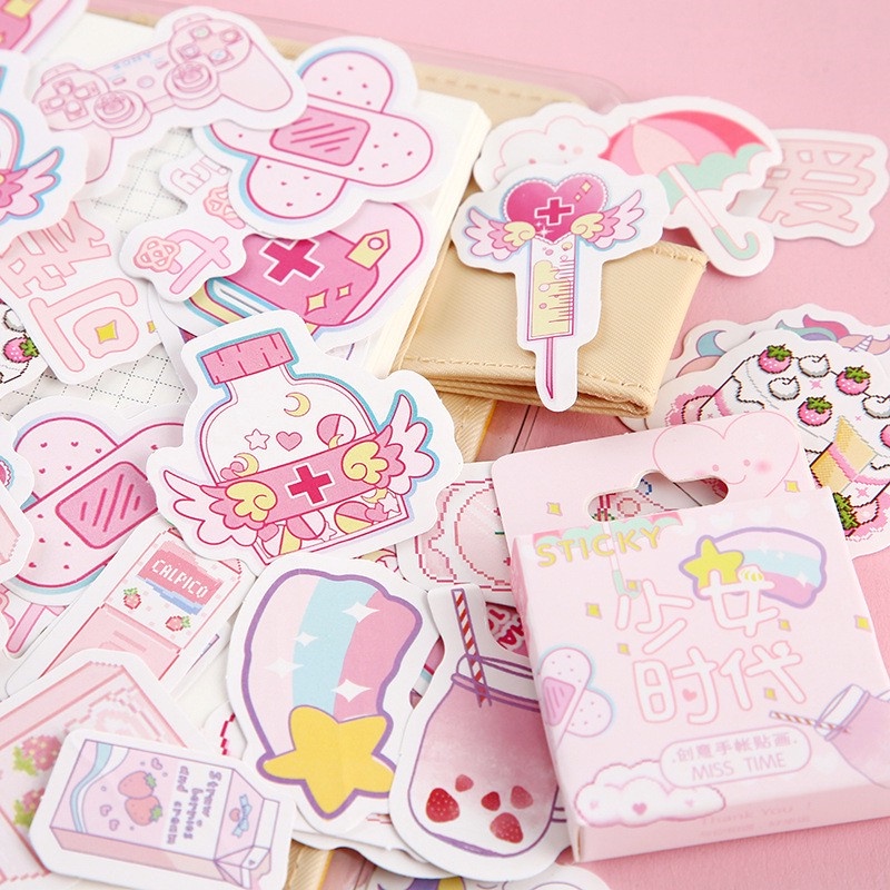 Miếng Dán Trang Trí Sổ Tay Xinh Xắn