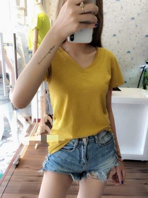 ÁO PHÔNG GIẤY CỔ TIM ZARA