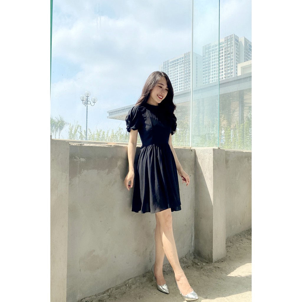 [Mã WABRWA15 giảm 15% đơn 300K] Đầm xòe ngắn tay tay bồng DEA0292 - 20Again | BigBuy360 - bigbuy360.vn