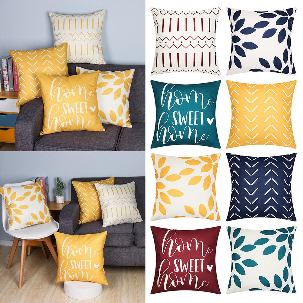 CONOPERY Vỏ Gối Họa Tiết Hình Học 18 * 18 Inch