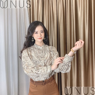 UNUS sơ mi lụa Nhật cổ tàu