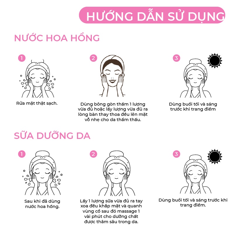 Bộ dưỡng da săn chắc làm trắng dưỡng ẩm chống lão hóa da chiết xuất từ Collagen 3W CLINIC Hàn Quốc [Nước Hoa Hồng+Sữa]