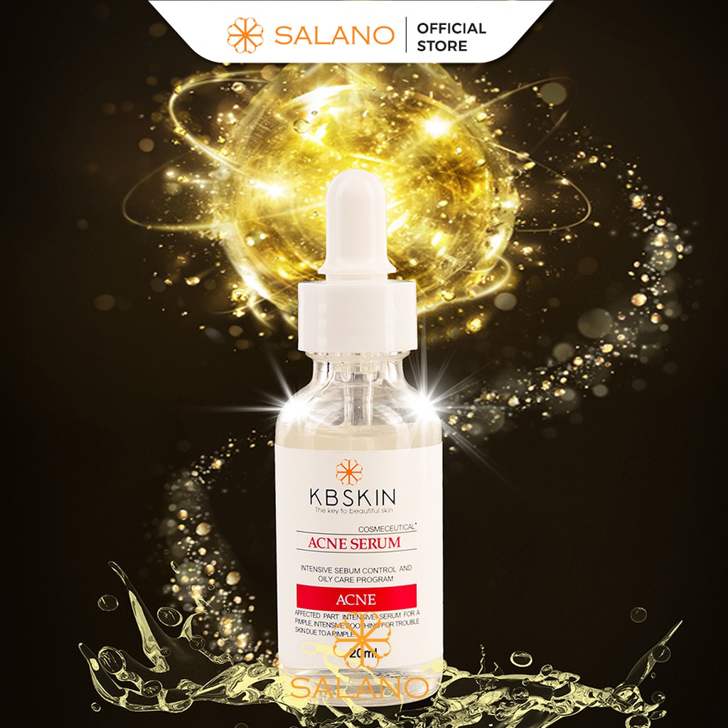 Serum giảm mụn ẩn đầu đen se khít lỗ chân lông cho da dầu thâm cấp ẩm trắng da KBSKIN SALANO SRMSLN04 20ml | BigBuy360 - bigbuy360.vn