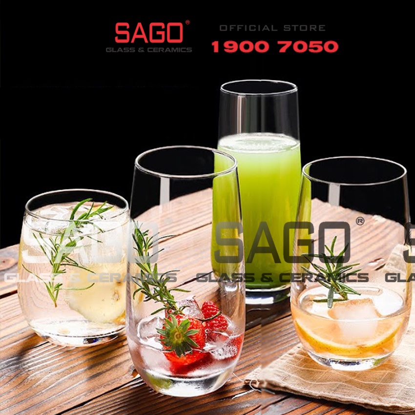 Ly Thủy Tinh Pha Lê IDELITA  Allegra Long Drink Crystal Glasses | Tùy Chọn Dung Tích