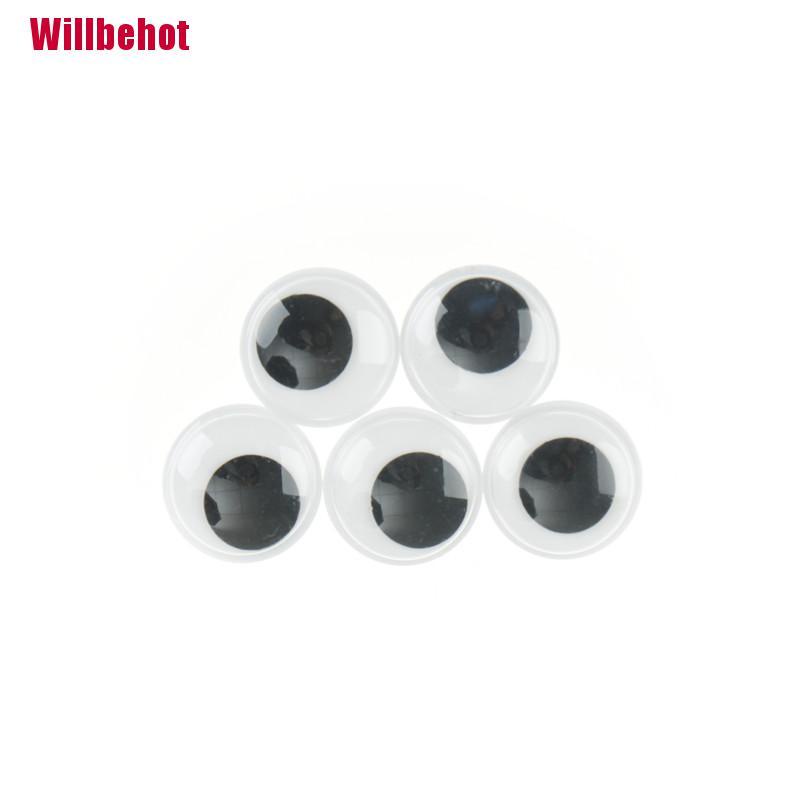 Bộ 100 Mắt Nhựa Tự Dính Cho Búp Bê