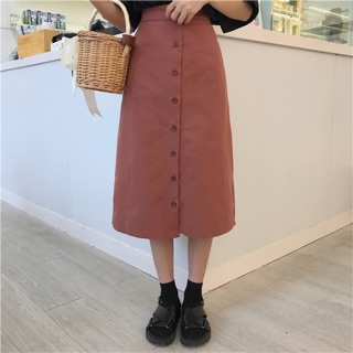 ORDER Chân váy thô chữ A qua gối (ảnh thật sau)