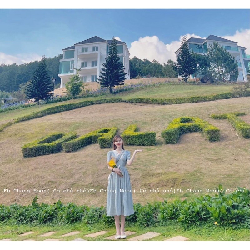 Váy hoa nhí cổ ren hàng quảng châu cao cấp( ảnh thật) | BigBuy360 - bigbuy360.vn