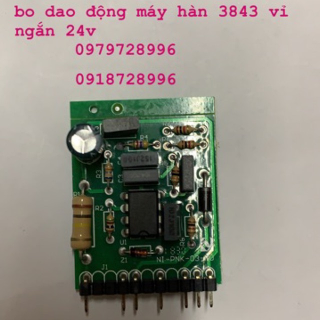 Bo nguồn máy hàn 24v dùng ic 3843 vỉ ngắn