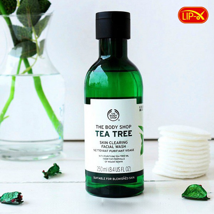 Sữa Rửa Mặt The Body Shop Tea Tree Skin Clearing Facial Wash Chính Hãng Anh