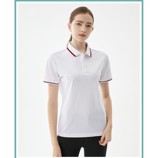 Áo thun polo nữ trơn basic tay ngắn cổ bẻ - chất cotton 4 chiều co dãn, mềm mại