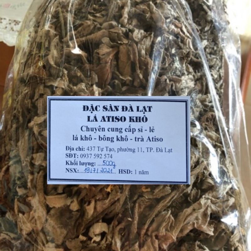 lá atiso khô 500g