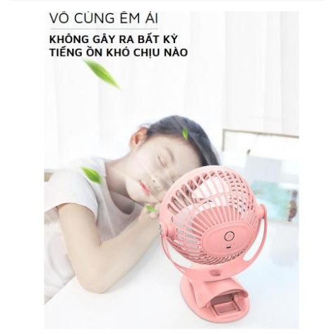 [ TÍCH ĐIỆN DÙNG LIÊN TỤC 60H ] Quạt Yoobao kẹp tích điện Y-F04 MAX 360 độ 10000 mAh | BigBuy360 - bigbuy360.vn