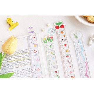 THƯỚC NHỰA CỨNG 15CM
