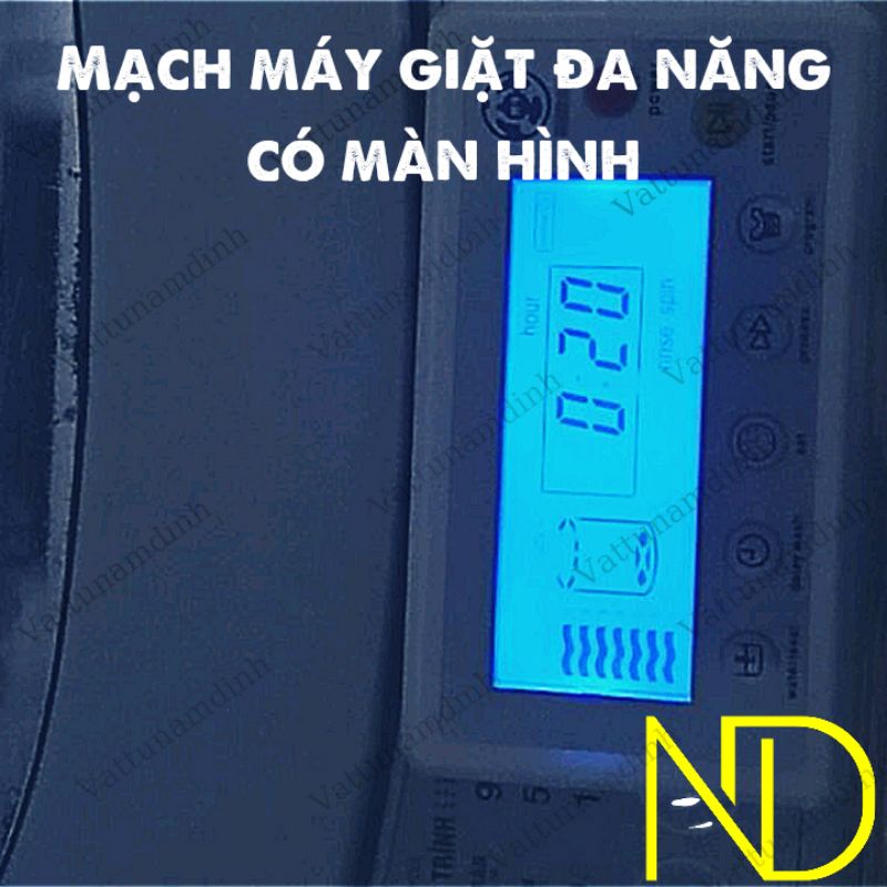Mạch máy giặt đa năng màn hình hiển thị lắp máy giặt cửa trên từ 7kg đến 16kg