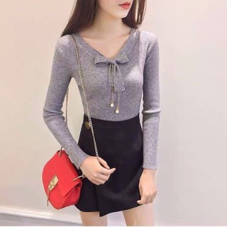 Áo thun gân len hạt châu 🔥🔥🔥ch