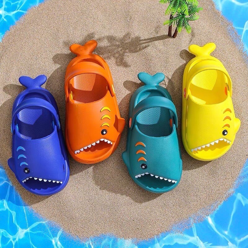 DÉP SỤC SIÊU NHẸ BABY SHARK CHO BÉ TRAI BÉ GÁI ( có ảnh thật)