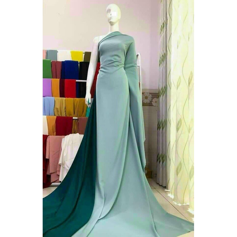 Vải áo dài màu trơn