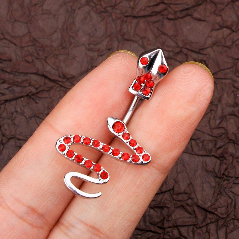 Khuyên Rốn Hình Rắn Ngọt Ngào Cho Nữ|Khuyên Rốn Phong Cách Hàn Quốc Cá Tính