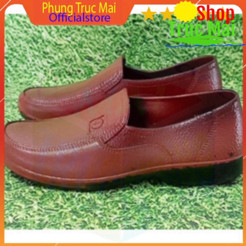 Giày nam giả da kiểu giáng hiện đại không thấm nước