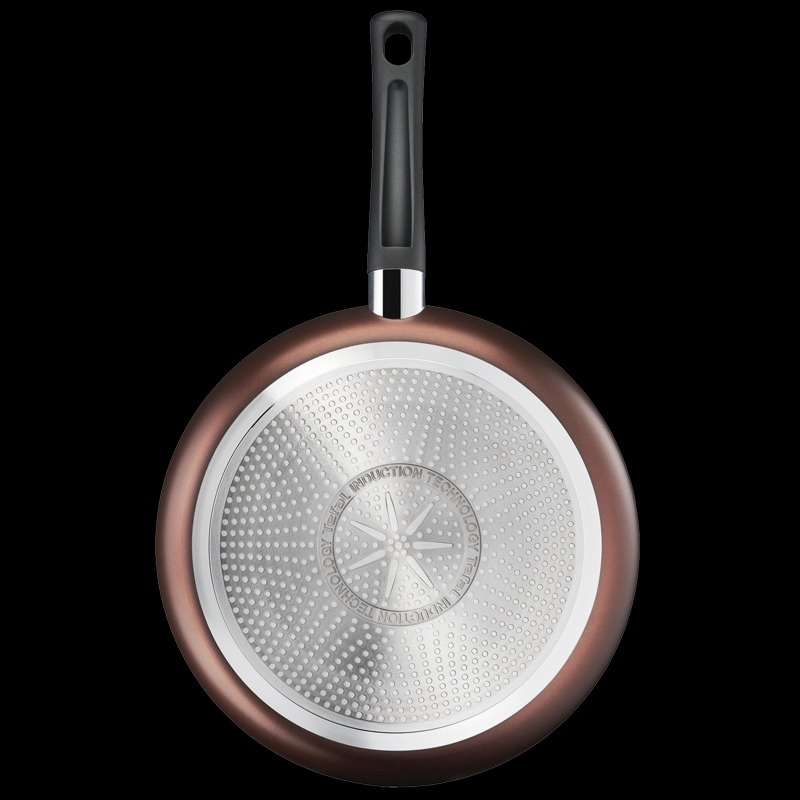 Chảo chiên nhôm 28cm chống dính đế từ Tefal Day by Day G1430605 - Hàng chính hãng