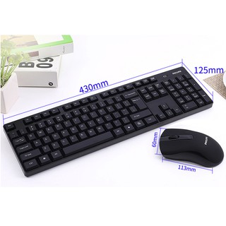 Bàn phím + Chuột Không dây Philips SPT6501 (Đen) - Hàng Nhập Khẩu Chính Hãng