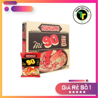 [Hỏa tốc] Thùng mì Kokomi tôm chua cay 90g date mới liên tục loại 30 gói