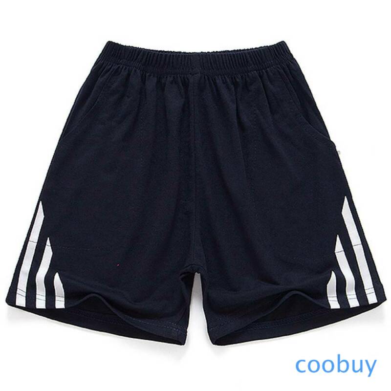 Quần Short Thể Thao Màu Trơn Cho Bé Trai (3-16 Tuổi)