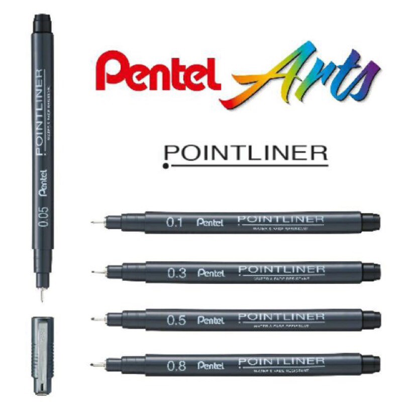 Bút đi nét Pentel, Bút line Pentel, Pentel PointLiner S20P hàng chính hãng