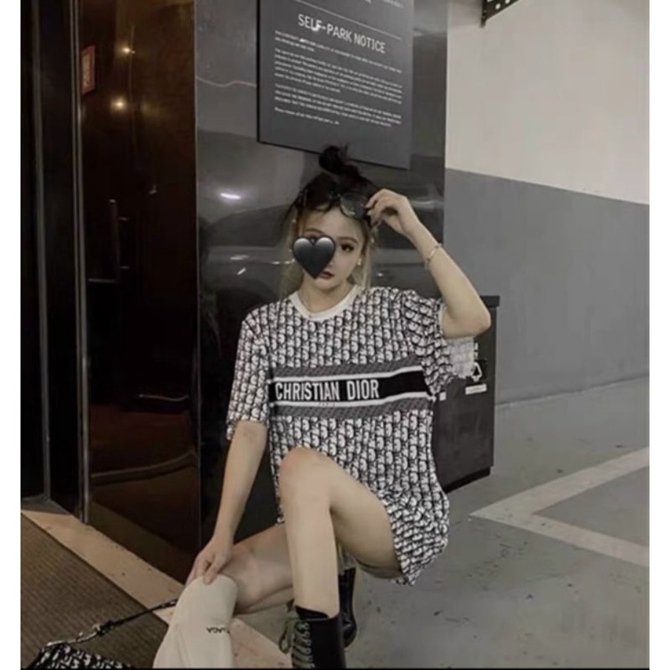 Áo Thun Họa Tiết CHRISTIAN D.R Form Rộng Tay Lỡ Unisex, Áo Phông Cực Hót Form Rộng Tay Lỡ