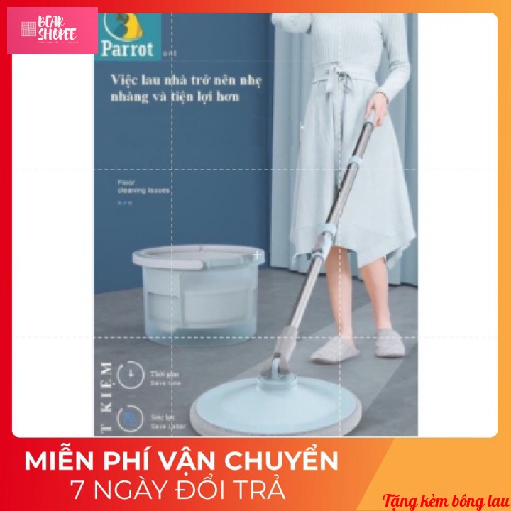 Cây vắt lau nhà Thông minh 🔧BẢO HÀNH 6 tháng, TẶNG KÈM BÔNG LAU🔧 Góc quay 360 độ, tự động tách nước bẩn